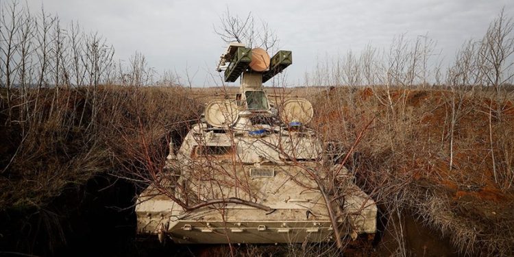 Ukrayna’nın hava savunma sistemi cephede görüntünledi