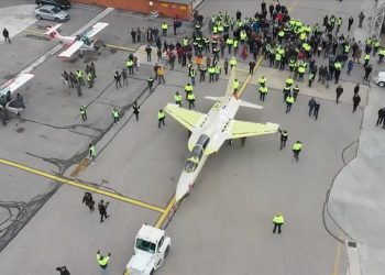 Hürjet motorunu ilk kez çalıştırdı