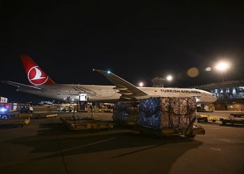 THY, ABD’de toplanan yardım malzemelerini aynı gün ulaştırıyor