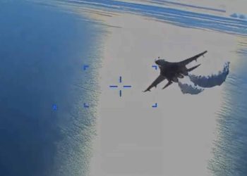 Su-27’nin ABD’nin MQ-9 İHA’sını düşürdüğü anlar