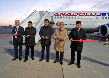 AnadoluJet ilk Ankara-Taşkent seferini gerçekleştirdi