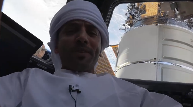 BAE’li astronot Al Neyadi uzaydan bayramı kutladı