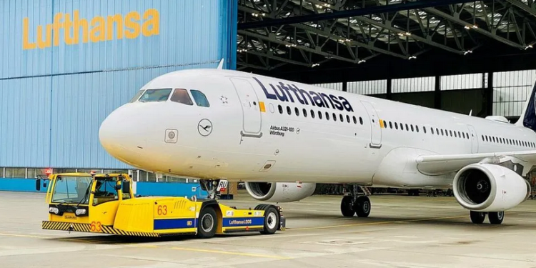 Lufthansa, elektrikli pushback kullanmaya başladı