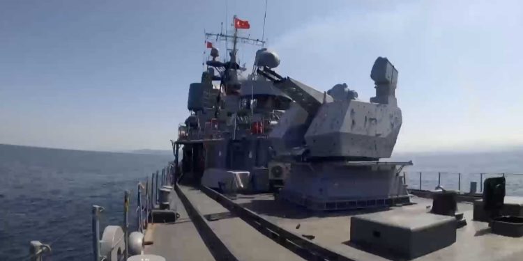 GÖKDENİZ, MİLGEM-5 gemisine entegre edildi