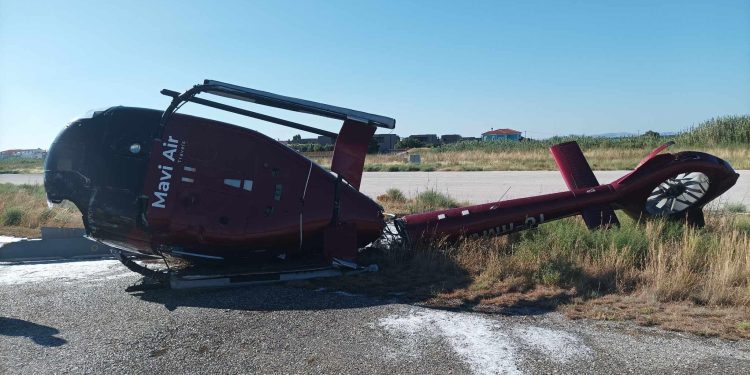 Yunanistan’da Türk helikopteri düştü