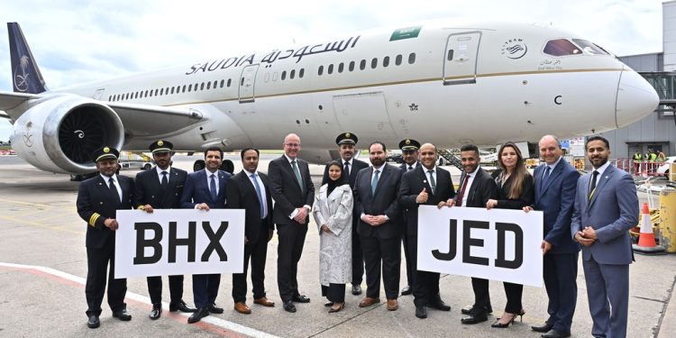 SAUDIA Birmingham’a direkt sefer başlattı