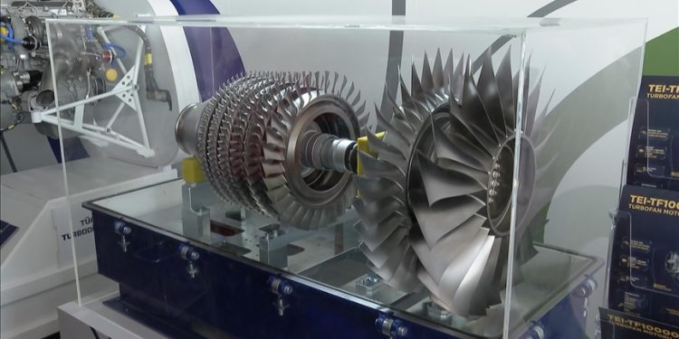 Milli uçak motorunun ilk dönen parçaları ortaya çıktı