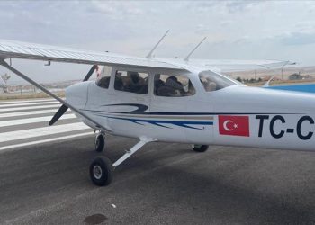 Şehit ve gazi çocukları Ankara semalarında uçtu