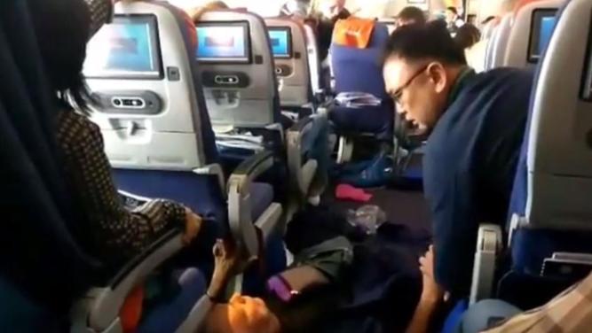 Aeroflot uçağı şiddetli türbülansa girdi