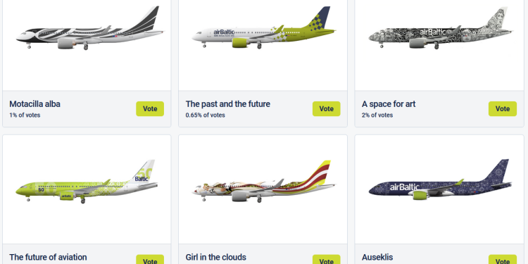 airBaltic, 50’nci A220’si için tasarım yarışması başlattı