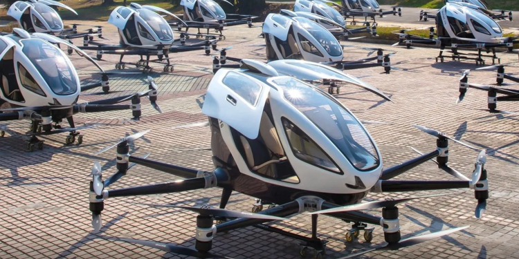 Çinli uçan taksi 332 bin dolardan satışta