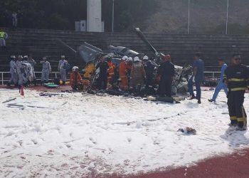 İki helikopterin çarpıştığı kazada 10 kişi öldü