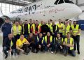 Rus yolcu uçağı hizmete başlamadan bakım ekibi kuruldu