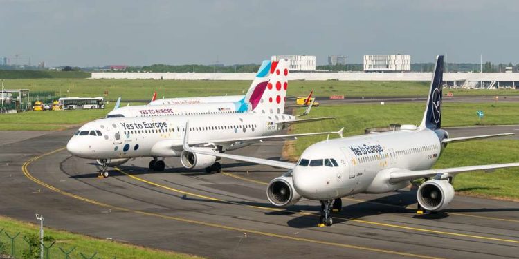 “Avrupa’ya Evet” uçakları Brüksel’de buluştu