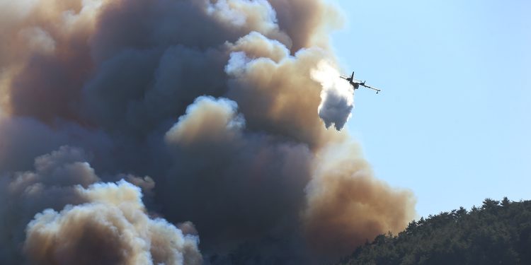 Çanakkale yangını kontrol altında