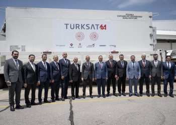 Türksat 6A, fırlatma için ABD’ye uğurlandı