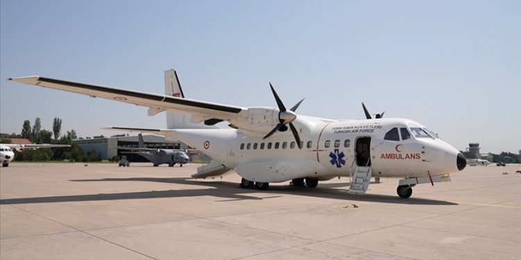 Hava Kuvvetleri Komutanlığının gökyüzündeki hastaneleri 7/24 nöbette