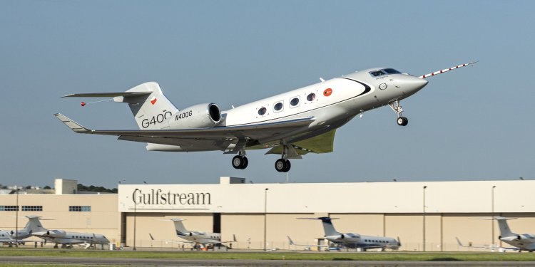 En yeni iş jeti G400 gökyüzü ile buluştu