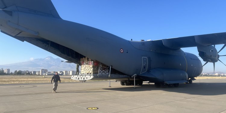 A400M Gazze’ye 24 ton gıda taşıdı
