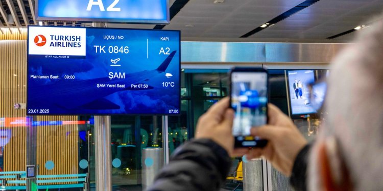 THY, 13 yıl sonra Suriye uçuşlarına yeniden başladı