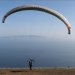 İtalyan gezgin Tekirdağ’da yamaç paraşütü yaparak gökyüzüyle buluştu