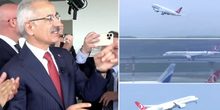 İstanbul Havalimanı’nda aynı anda üçlü kalkış/iniş!