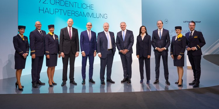 Lufthansa hissedarları tüm gündem maddelerini onayladı