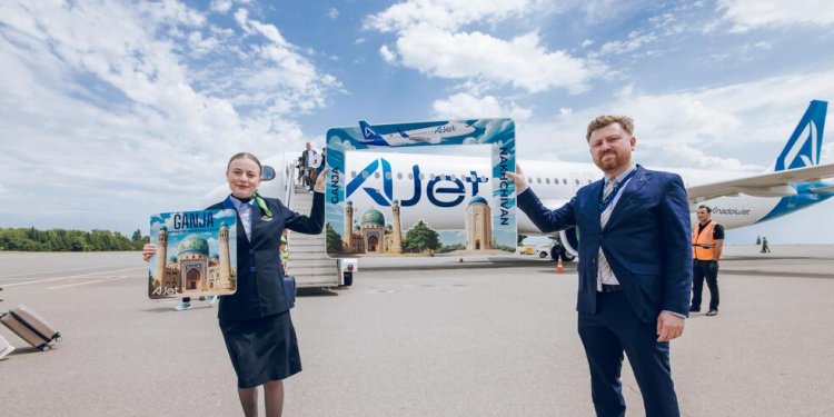 AJet’ten Nahçıvan-Gence hattında ilk sefer