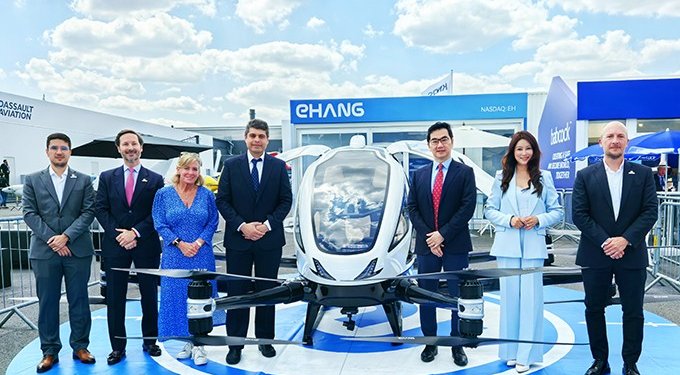 EHang ve ANRA, hava taksi hizmeti için iş birliği yaptı