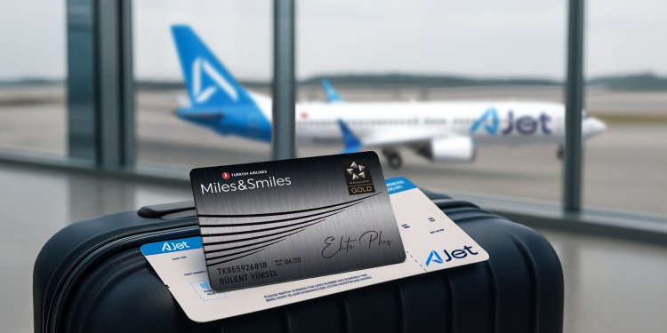 Miles&Smiles üyeleri, AJet uçuşlarında mil kazanıyor