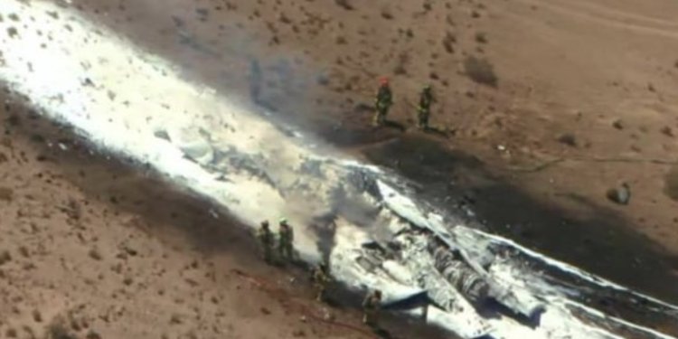 F-35 savaş uçağı Kaliforniya’da düştü!