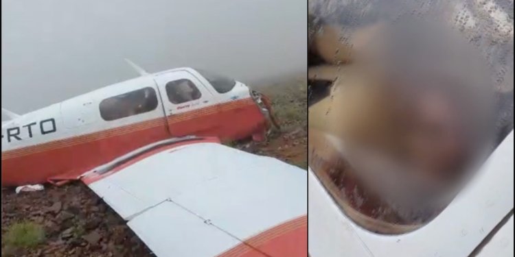 Kaçkar Dağları’nda düşen uçağın bulunma görüntüleri ortaya çıktı