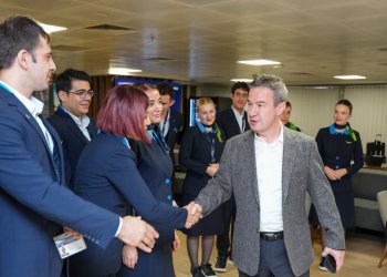 Kerem Sarp’tan AJet ekiplerine rekor sonrası ziyaret