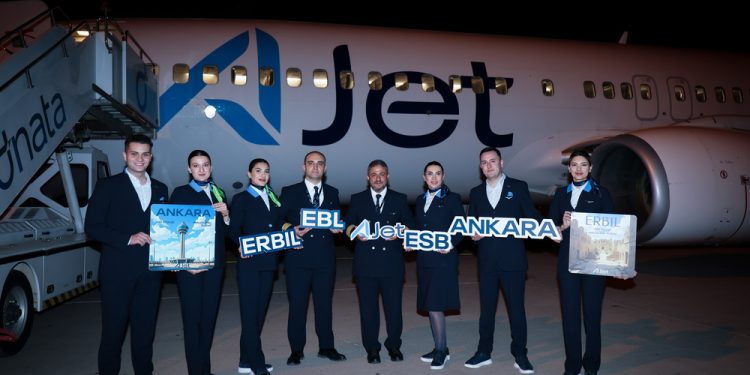 AJet, Irak’ta 4 şehre direkt uçuş başlattı