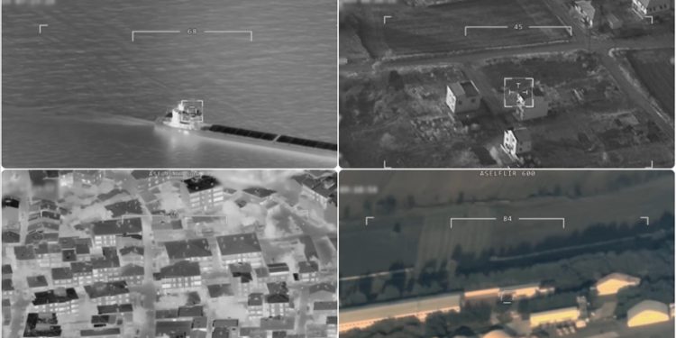 Bayraktar AKINCI, milli kamera ASELFLIR-600’ün performansını sergiledi