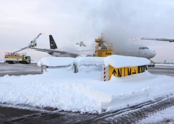Lufthansa yolcuları uçaklarda sabahladı