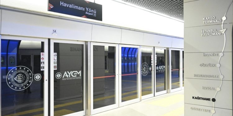 İstanbul Havalimanı metrosundan yeni yolcu rekoru